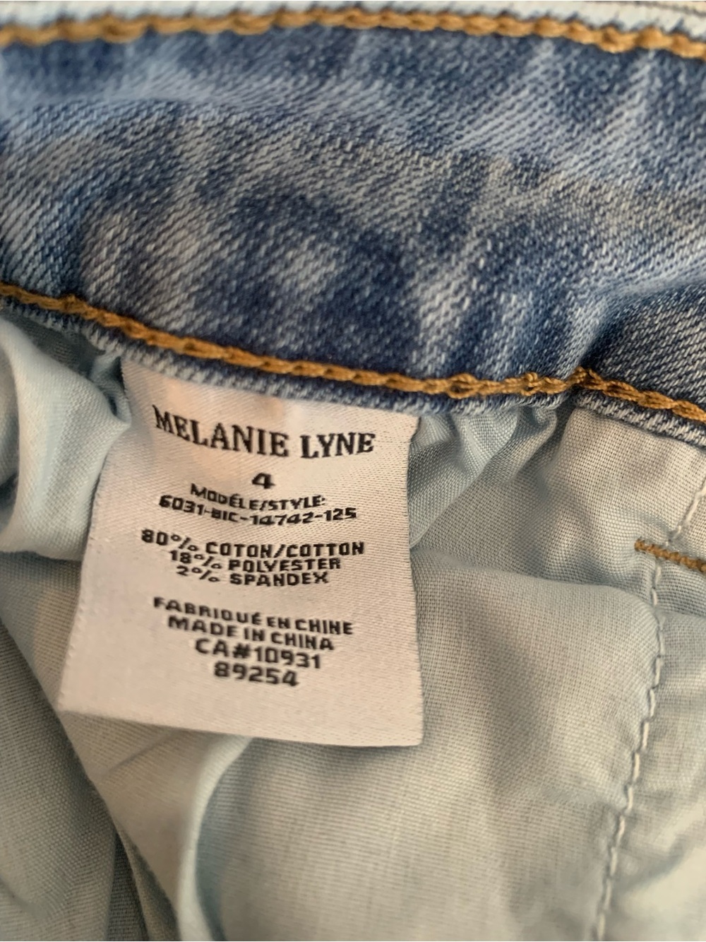Melanie Lyne Light Blue Women's Embroidered Jeans - Picture 2 of 11